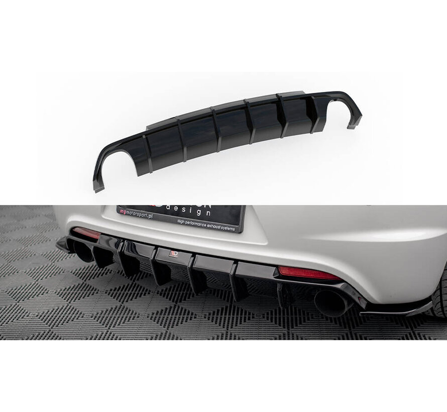 Maxton Design Rear Valance V.1 Volkswagen Scirocco R Mk3