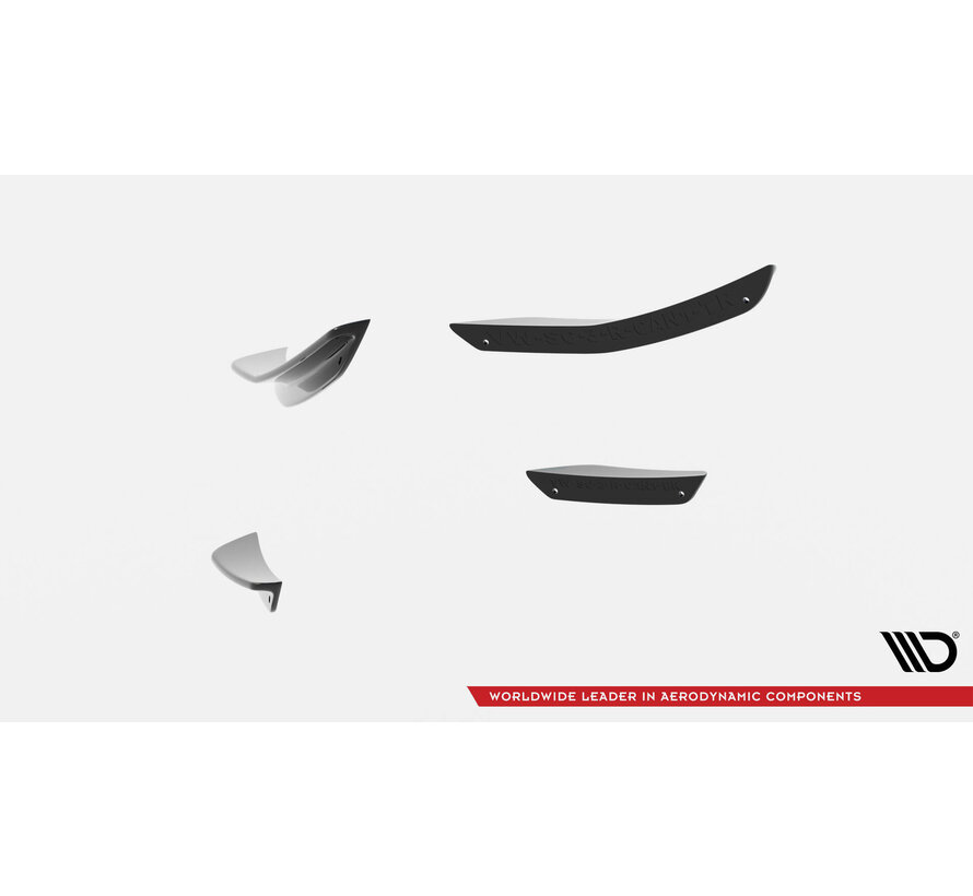 Maxton Design Front Bumper Wings (Canards) Volkswagen Scirocco R Mk3