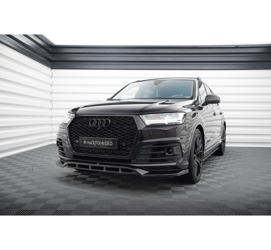 Maxton Design Front Splitter V.2 Audi SQ7 / Q7 S-Line Mk2