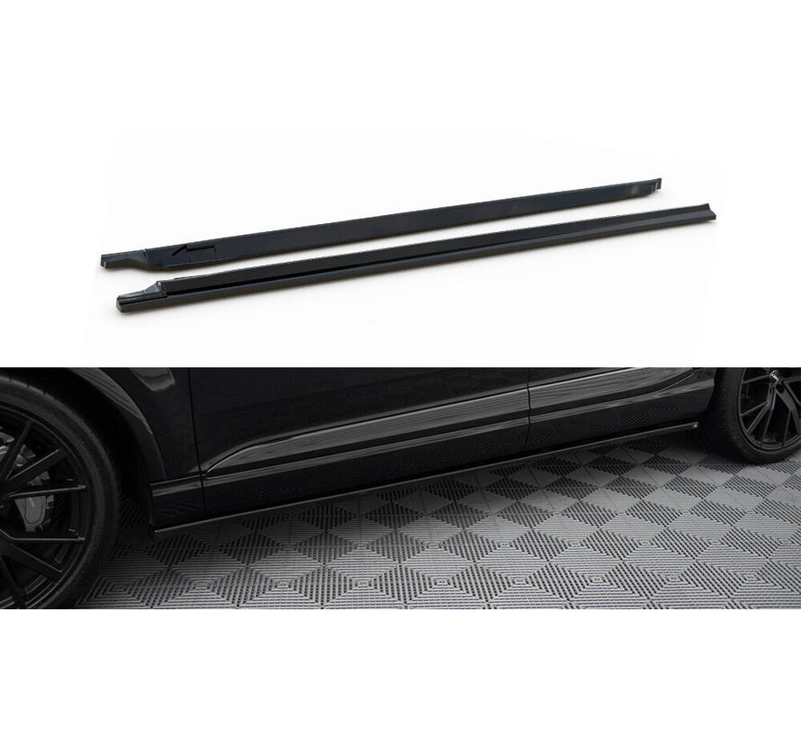 Maxton Design Side Skirts Diffusers V.2 Audi SQ7 / Q7 S-Line Mk2