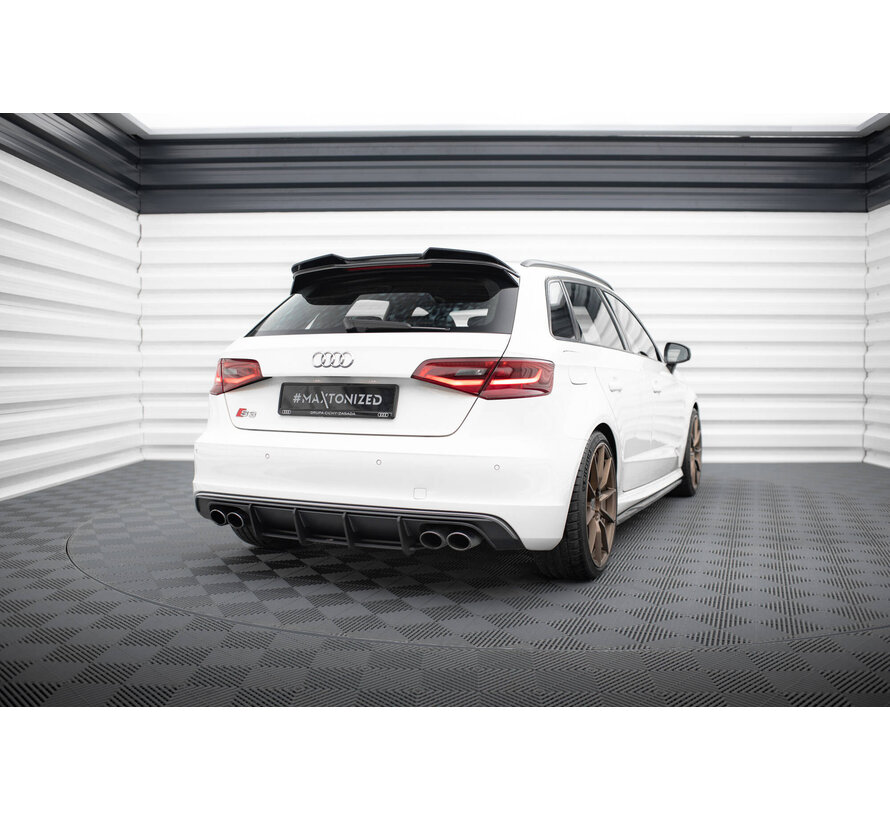 Maxton Design Spoiler Cap 3D Audi S3 / A3 S-Line Sportback / Hatchback 8V