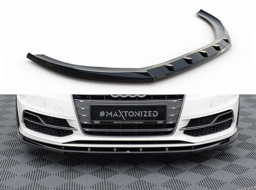 Maxton Design Maxton Design Front Splitter V.1 Audi S3 / A3 S-Line Sportback / Hatchback 8V