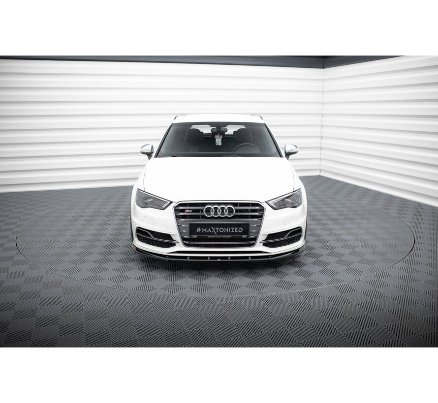 Maxton Design Front Splitter V.1 Audi S3 / A3 S-Line Sportback / Hatchback 8V