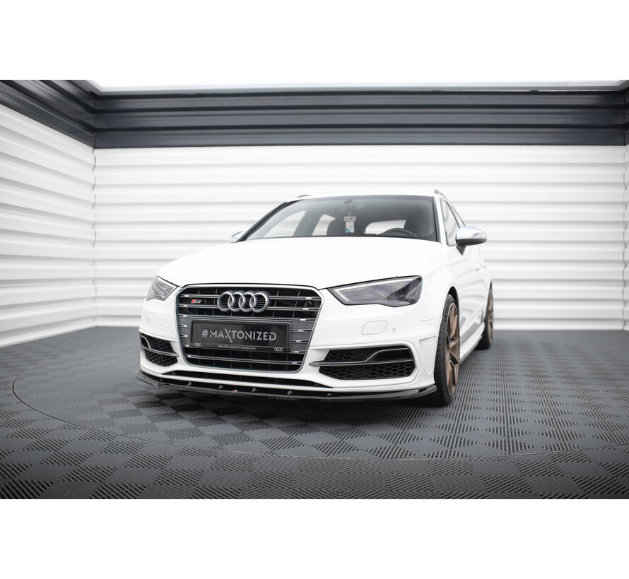 Maxton Design Front Splitter V.1 Audi S3 / A3 S-Line Sportback / Hatchback 8V