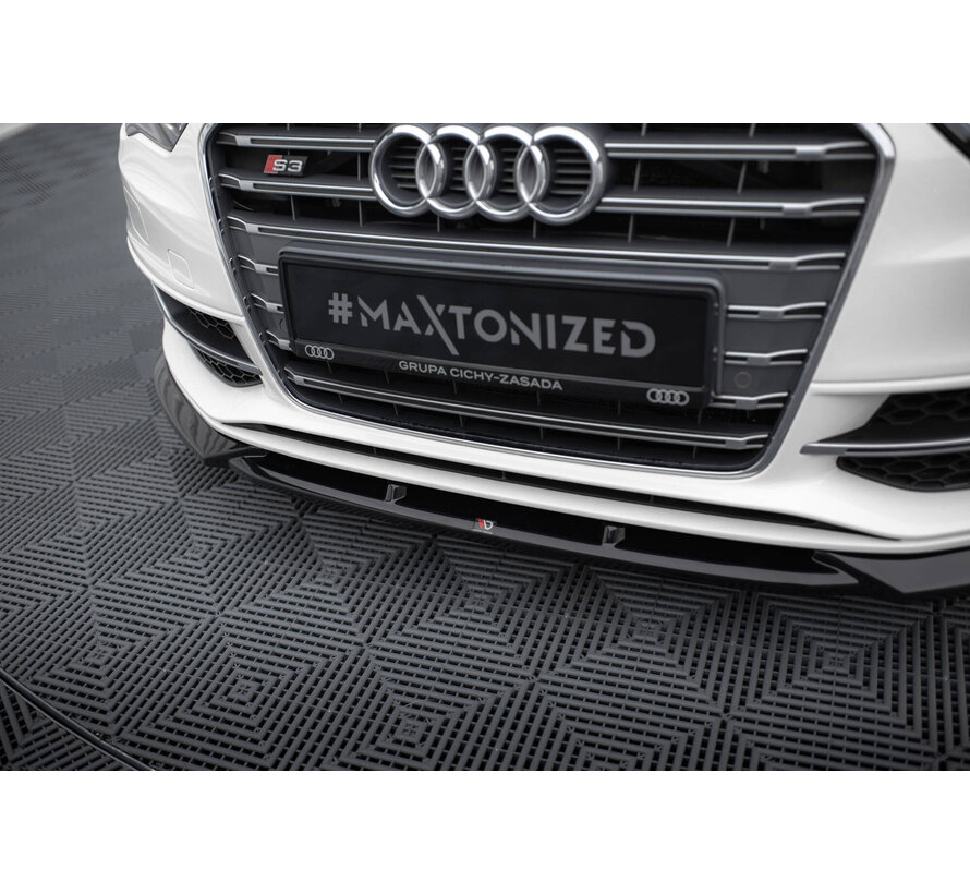 Maxton Design Front Splitter V.2 Audi S3 / A3 S-Line Sportback / Hatchback 8V
