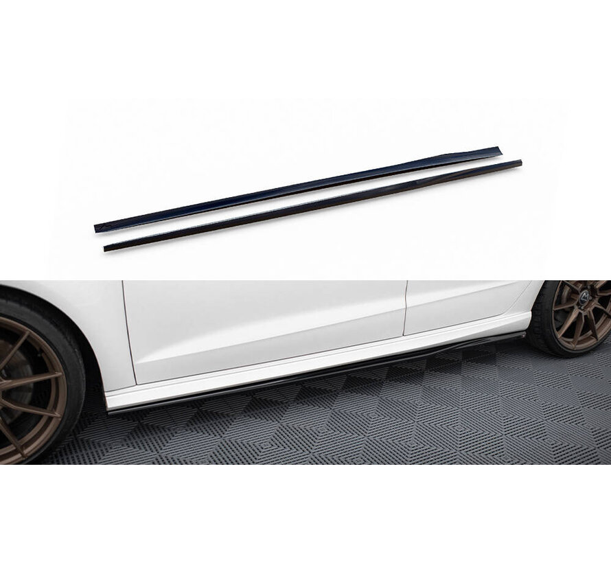Maxton Design Side Skirts Diffusers Audi S3 / A3 S-Line Sportback 8V