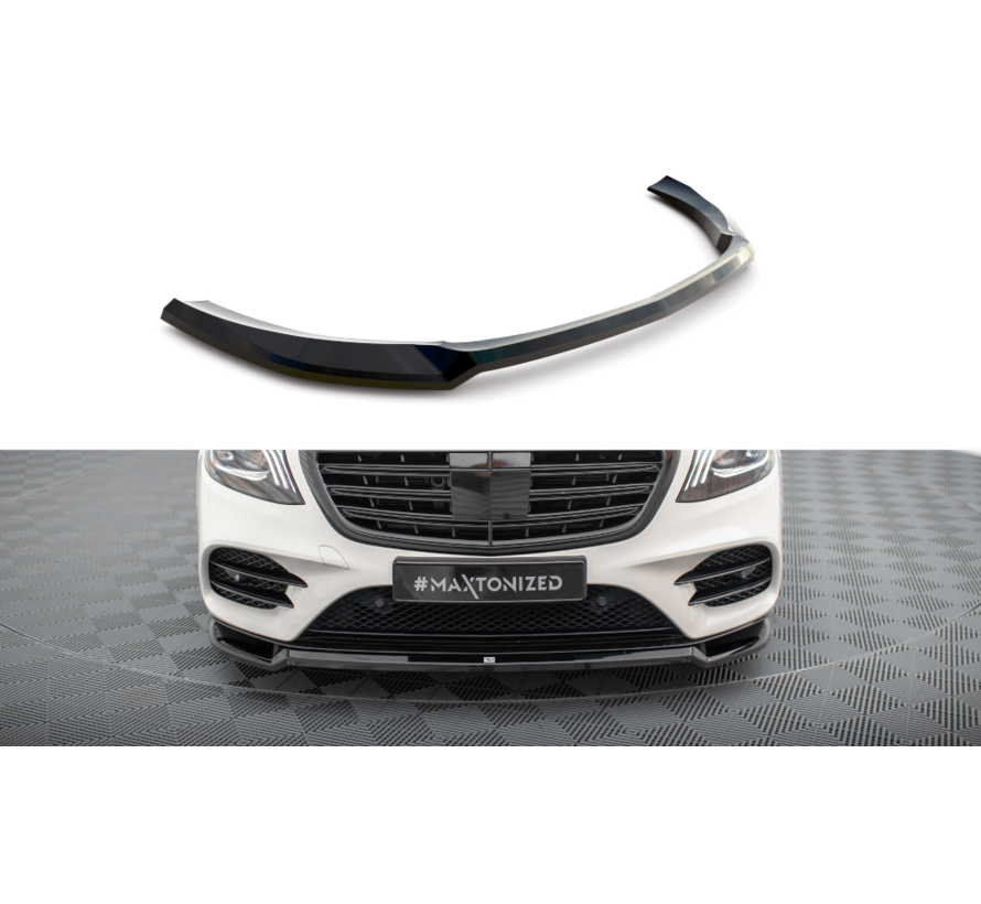 Maxton Design Front Splitter V.1 Mercedes-Benz S AMG-Line W222 Facelift