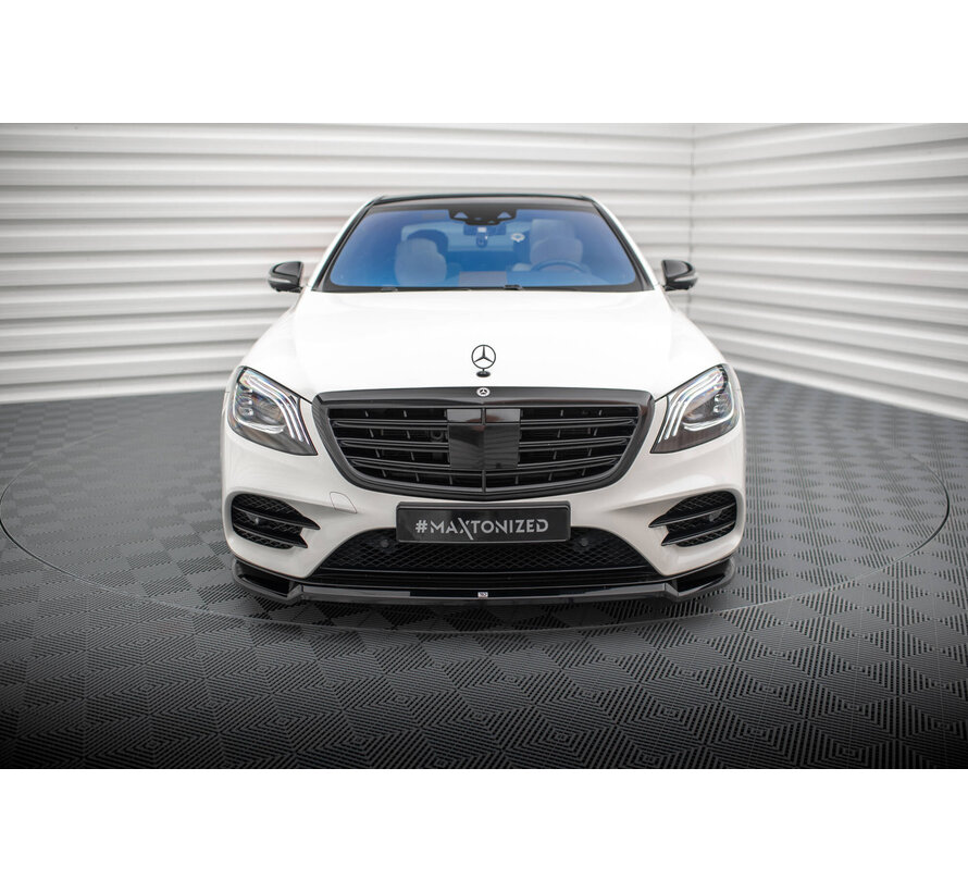 Maxton Design Front Splitter V.1 Mercedes-Benz S AMG-Line W222 Facelift