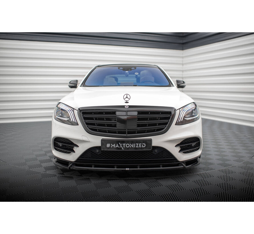 Maxton Design Front Splitter V.2 Mercedes-Benz S AMG-Line W222 Facelift