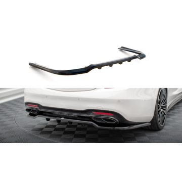 Maxton Design Maxton Design Central Rear Splitter (with vertical bars) Mercedes-Benz S AMG-Line W222 Facelift