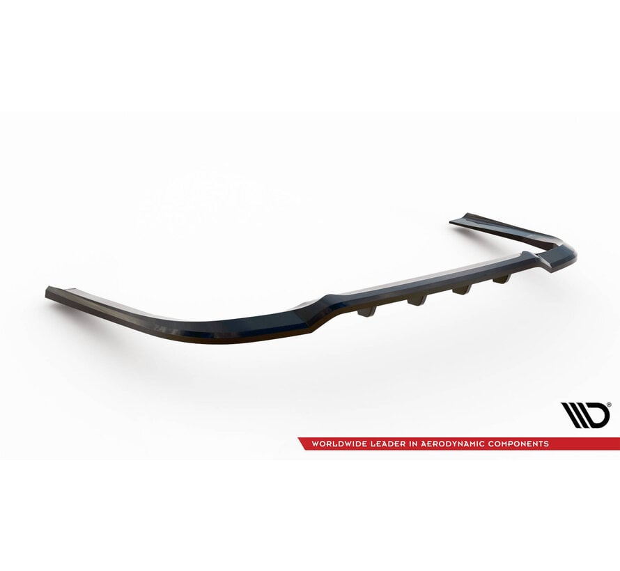 Maxton Design Central Rear Splitter (with vertical bars) Mercedes-Benz S AMG-Line W222 Facelift