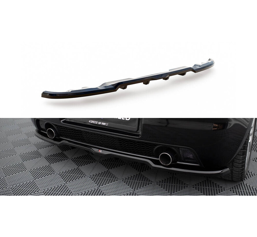 Maxton Design Central Rear Splitter (with vertical bars) Suzuki Swift Sport Mk4