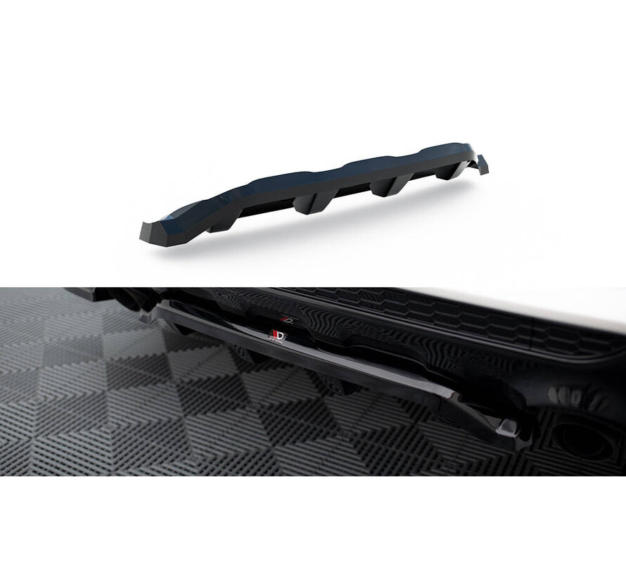 Maxton Design Central Rear Splitter (with vertical bars) Ford Kuga ST-Line Mk2