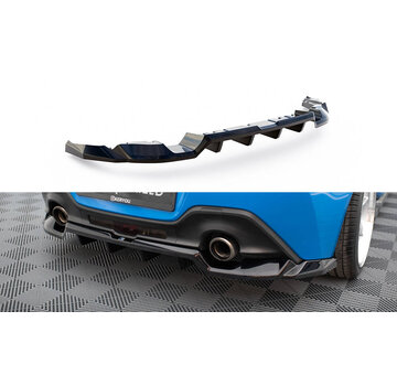 Maxton Design Maxton Design Central Rear Splitter (with vertical bars) V.1 Toyota GR86 Mk1