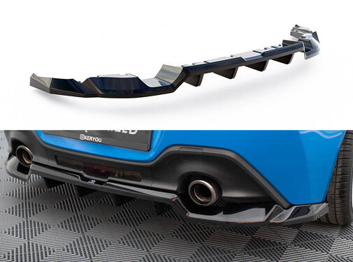 Maxton Design Maxton Design Central Rear Splitter (with vertical bars) V.1 Toyota GR86 Mk1