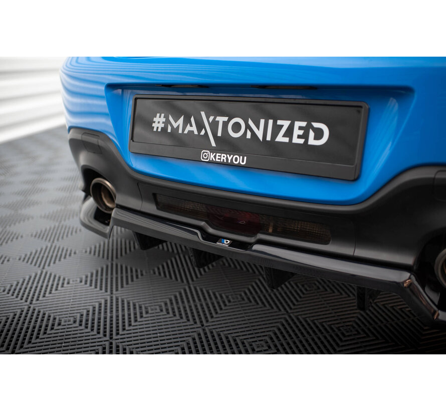 Maxton Design Central Rear Splitter (with vertical bars) V.1 Toyota GR86 Mk1