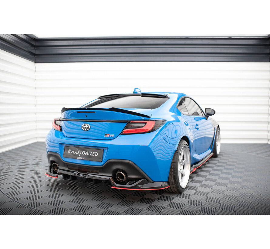 Maxton Design Central Rear Splitter (with vertical bars) V.2 Toyota GR86 Mk1