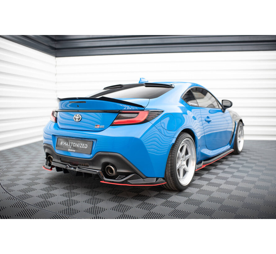 Maxton Design Central Rear Splitter (with vertical bars) V.2 Toyota GR86 Mk1