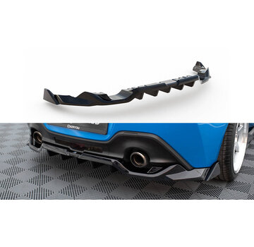 Maxton Design Maxton Design Central Rear Splitter (with vertical bars) V.3 Toyota GR86 Mk1