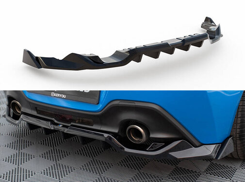 Maxton Design Maxton Design Central Rear Splitter (with vertical bars) V.3 Toyota GR86 Mk1
