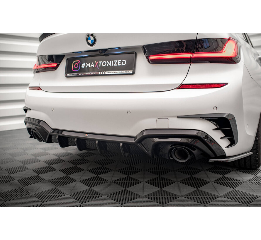 Maxton Design Rear Valance BMW 3 M-Pack G20 / G21 (Fits car with towbar)