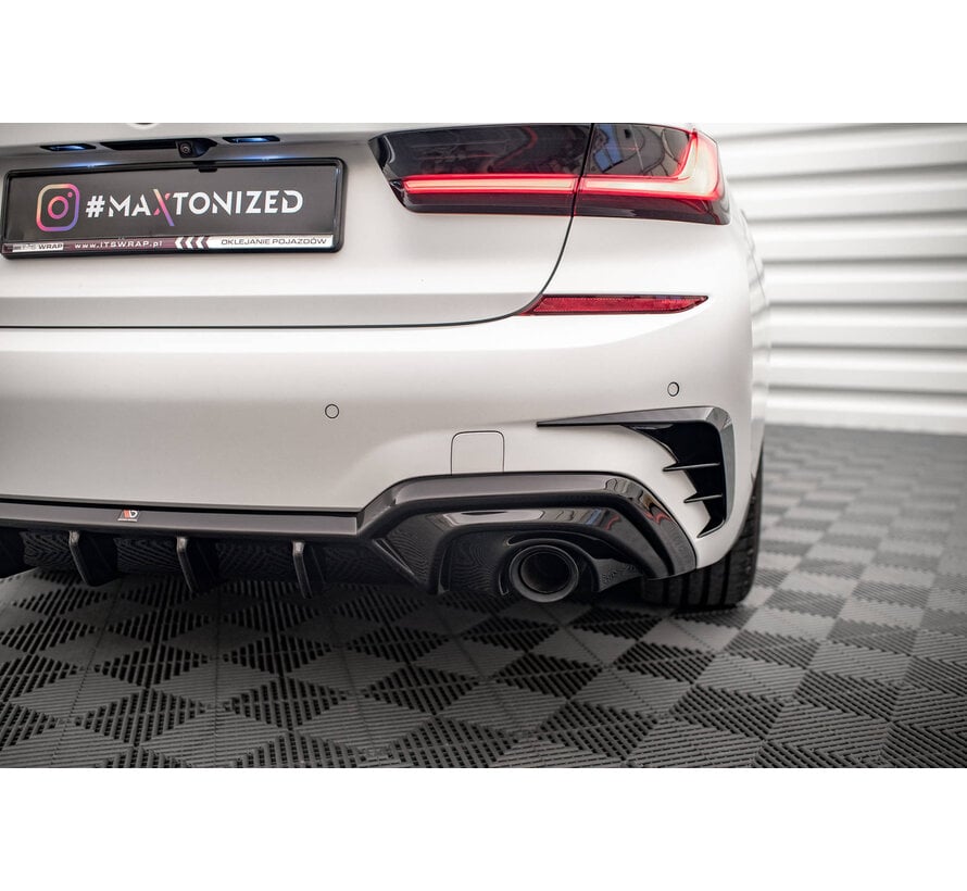 Maxton Design Rear Valance BMW 3 M-Pack G20 / G21 (Fits car with towbar)