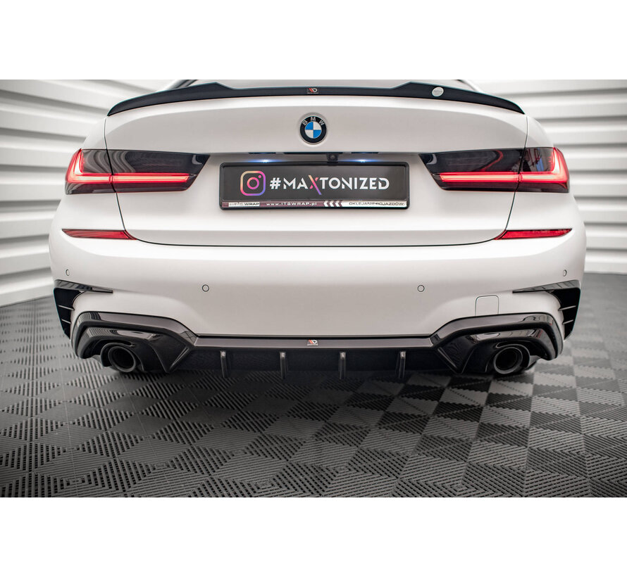 Maxton Design Rear Valance BMW 3 M-Pack G20 / G21 (Fits car with towbar)