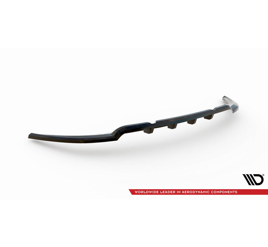 Maxton Design Central Rear Splitter (with vertical bars) Renault Megane GT MK3 Facelift