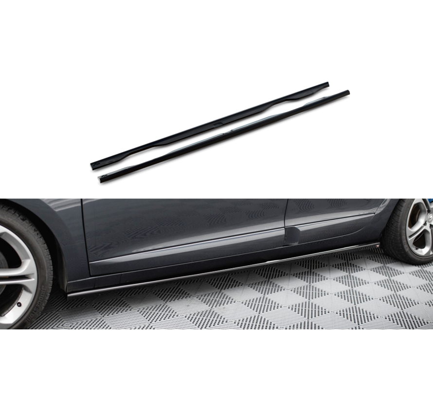 Maxton Design Side Skirts Diffusers Renault Megane GT MK3 Facelift