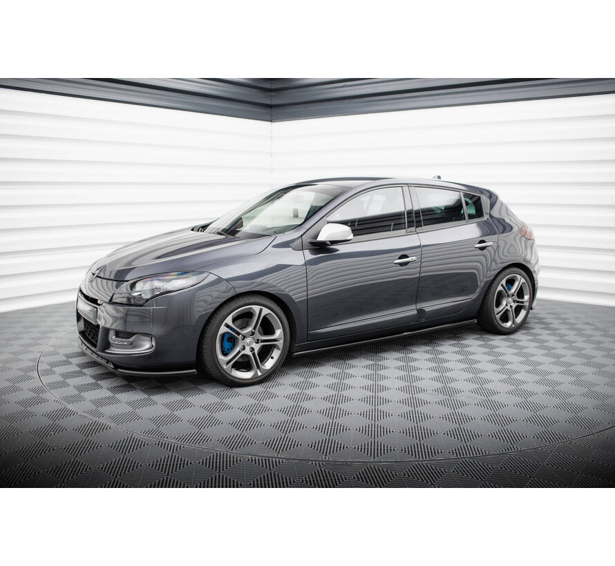 Maxton Design Side Skirts Diffusers Renault Megane GT MK3 Facelift