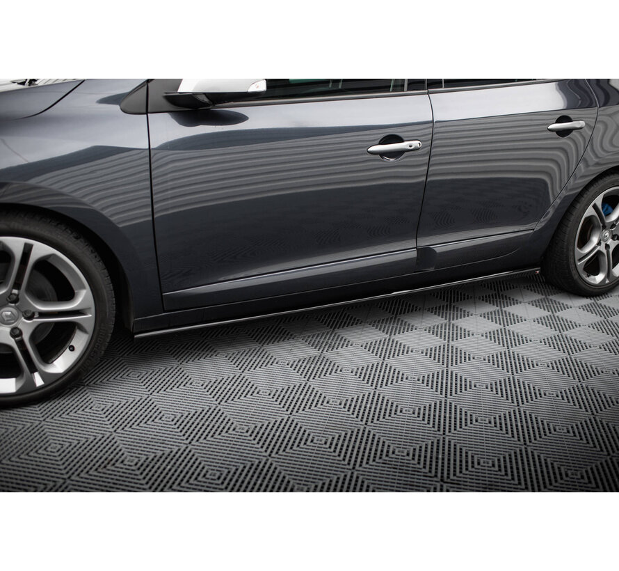 Maxton Design Side Skirts Diffusers Renault Megane GT MK3 Facelift