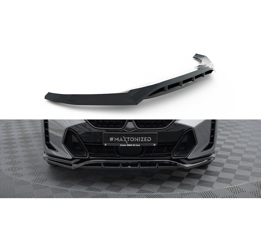 Maxton Design Front Splitter V.1 BMW X6 M-Pack G06 Facelift