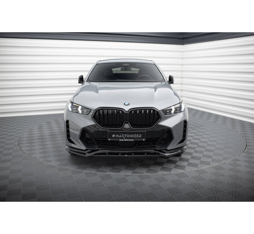 Maxton Design Front Splitter V.1 BMW X6 M-Pack G06 Facelift