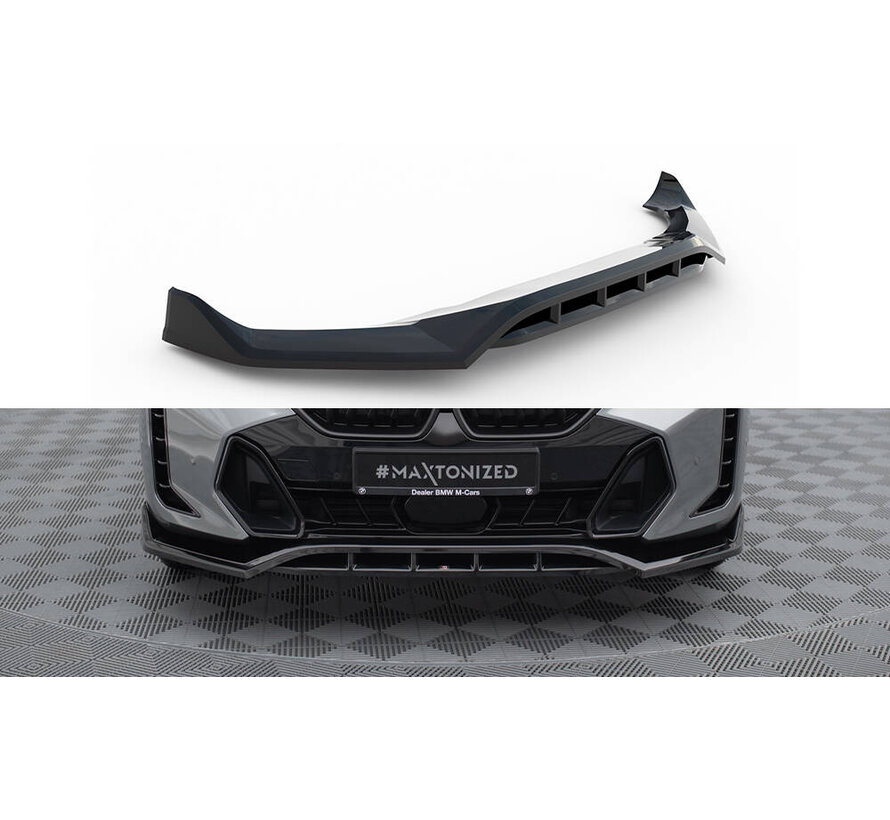 Maxton Design Front Splitter V.2 passend voor BMW X6 M-Pack G06 Facelift