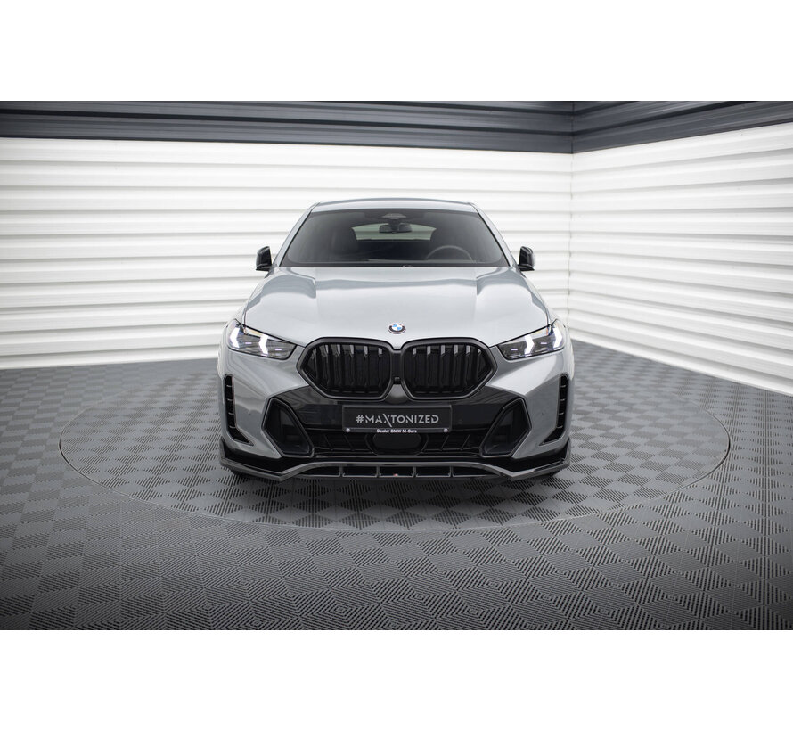 Maxton Design Front Splitter V.2 passend voor BMW X6 M-Pack G06 Facelift