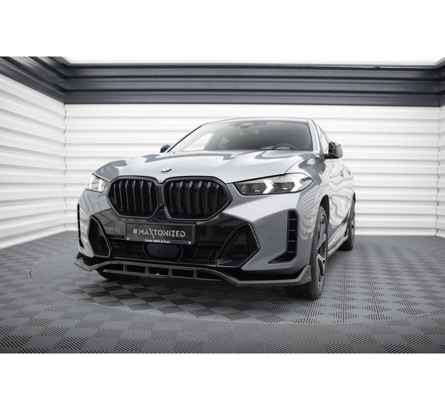 Maxton Design Front Splitter V.2 passend voor BMW X6 M-Pack G06 Facelift