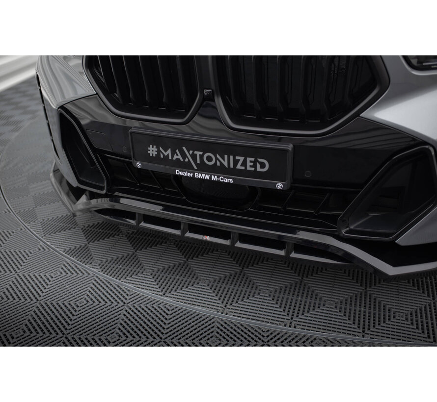 Maxton Design Front Splitter V.2 BMW X6 M-Pack G06 Facelift