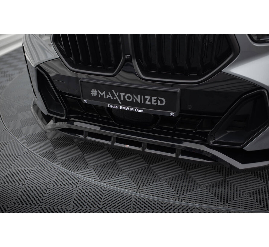 Maxton Design Front Splitter V.2 passend voor BMW X6 M-Pack G06 Facelift
