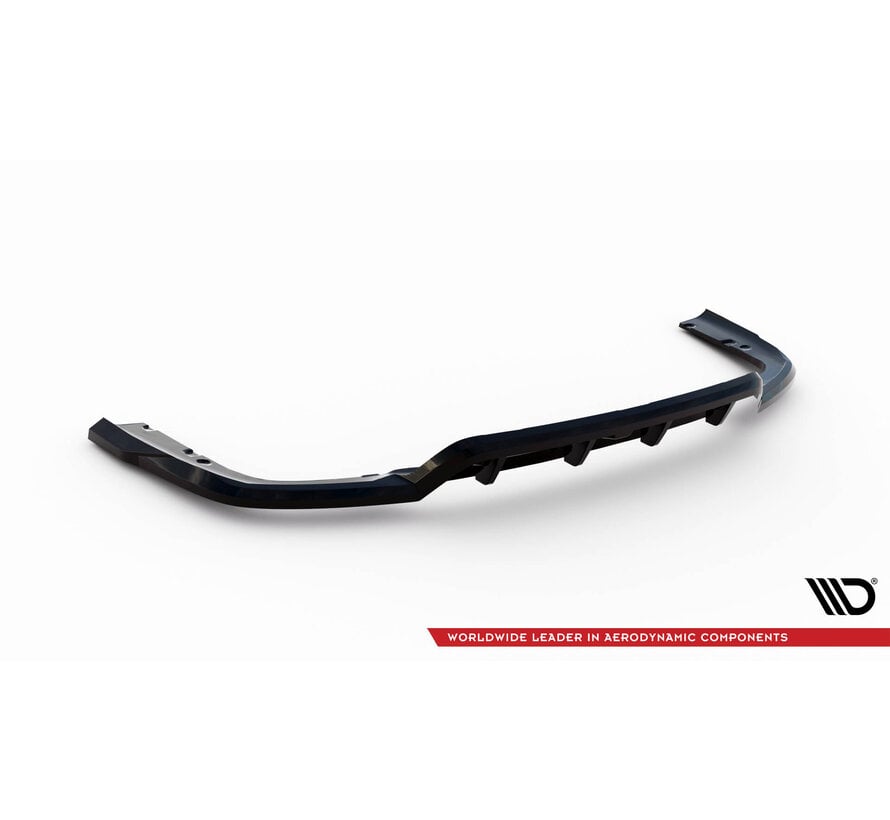 Maxton Design Central Rear Splitter (with vertical bars) V.1 BMW X6 M-Pack G06 Facelift