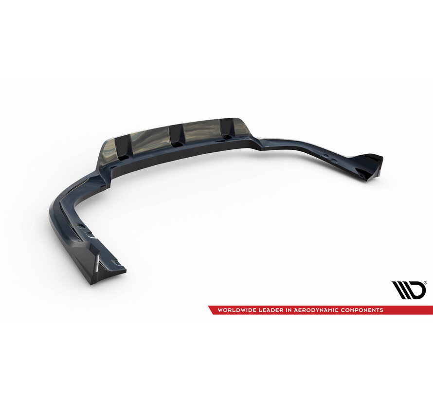 Maxton Design Central Rear Splitter (with vertical bars) V.2 BMW X6 M-Pack G06 Facelift