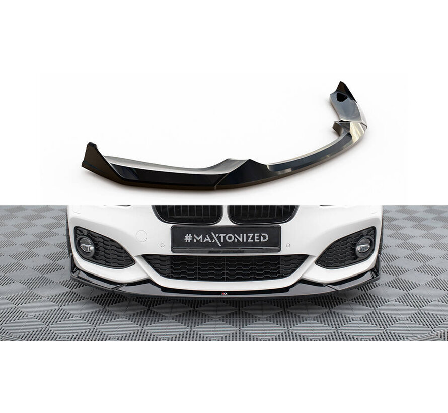 Maxton Design Front Splitter V.4 CSL Look BMW 1 M-Pack / M140i F20 Facelift