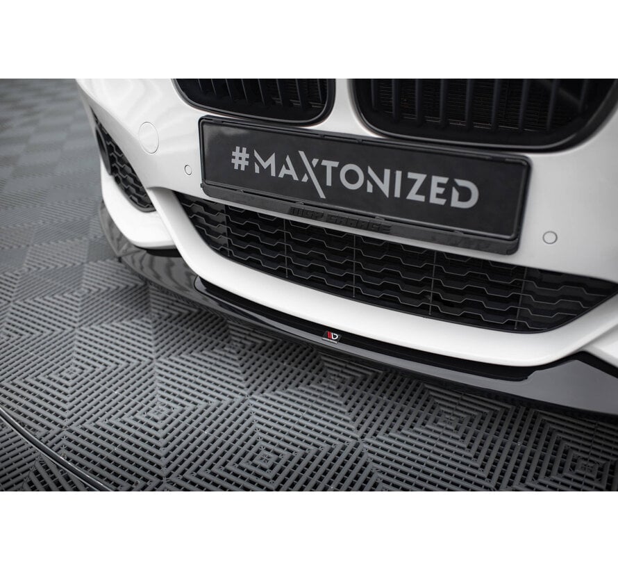 Maxton Design Front Splitter V.4 CSL Look BMW 1 M-Pack / M140i F20 Facelift