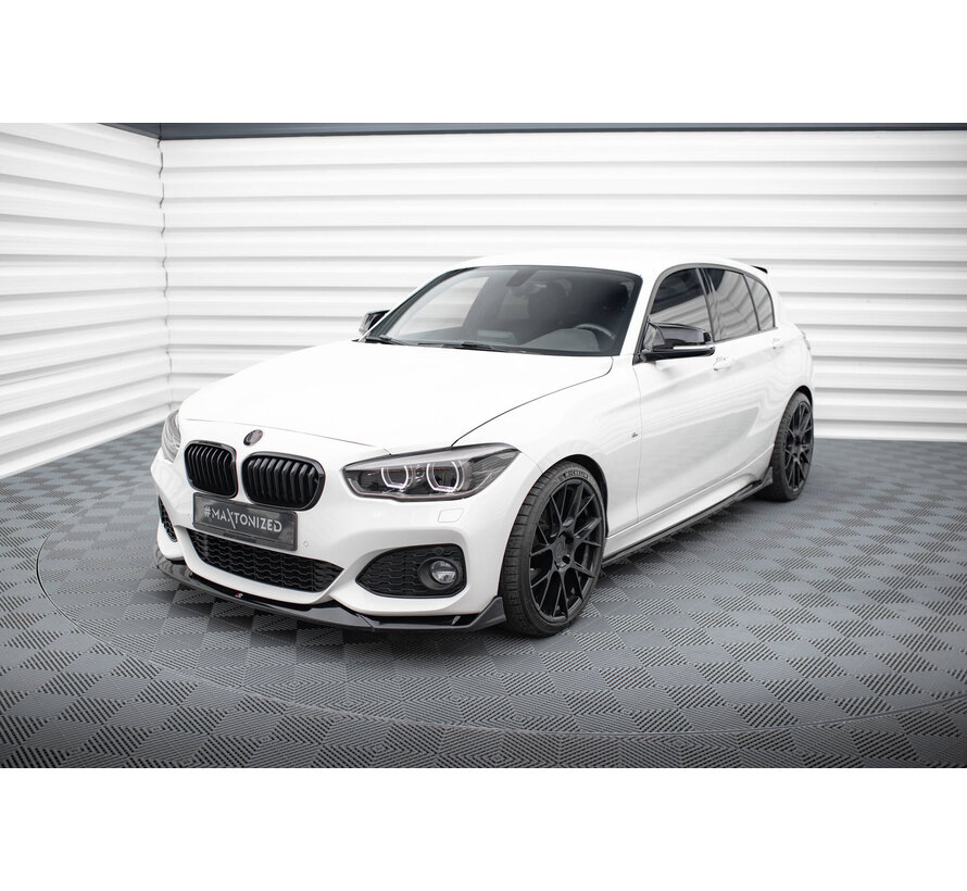 Maxton Design Front Splitter V.4 CSL Look BMW 1 M-Pack / M140i F20 Facelift