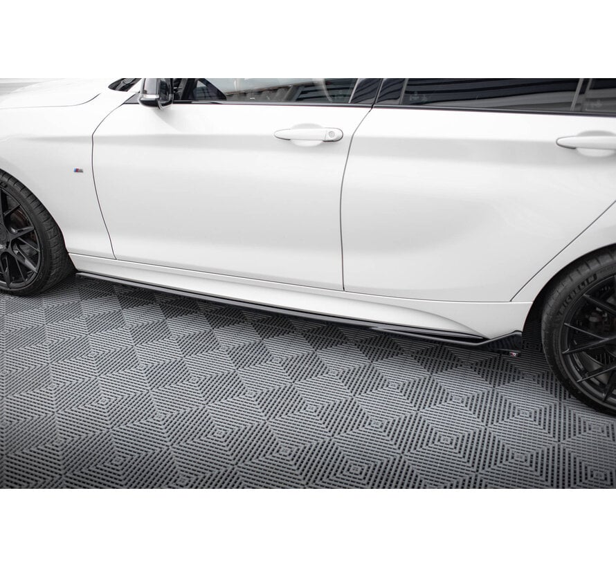 Maxton Design Side Skirts Diffusers V.3 CSL Look BMW 1 M-Pack / M140i F20 Facelift