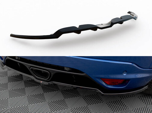 Maxton Design Maxton Design Central Rear Splitter (with vertical bars) Renault Megane RS Mk3