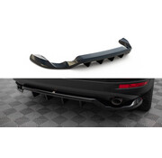 Maxton Design Maxton Design Central Rear Splitter (with vertical bars) Volkswagen Touareg Mk2