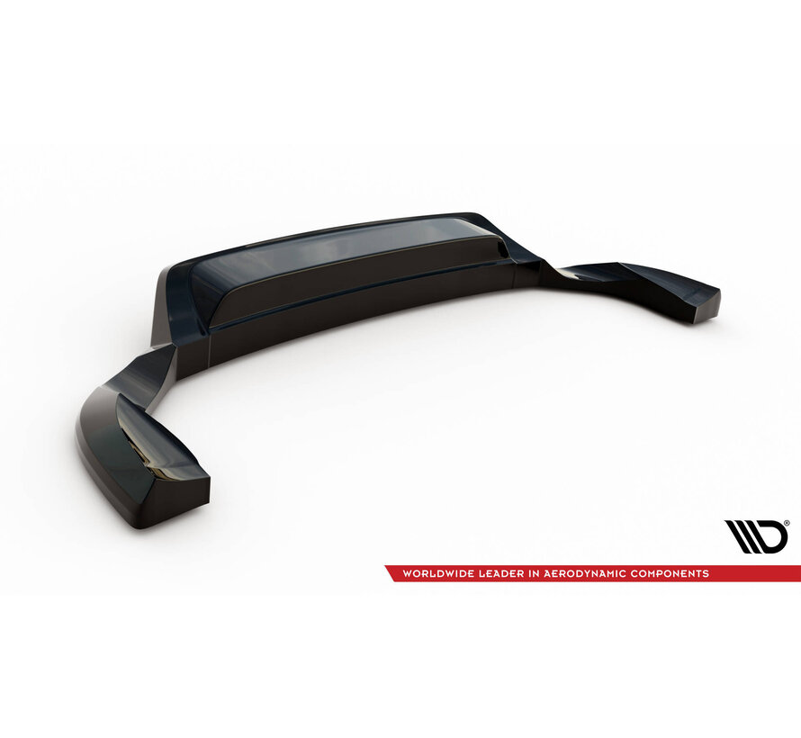 Maxton Design Central Rear Splitter (with vertical bars) Volkswagen Touareg Mk2