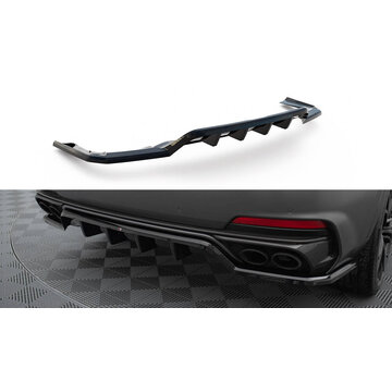 Maxton Design Maxton Design Central Rear Splitter (with vertical bars) Maserati Levante Trofeo Mk1