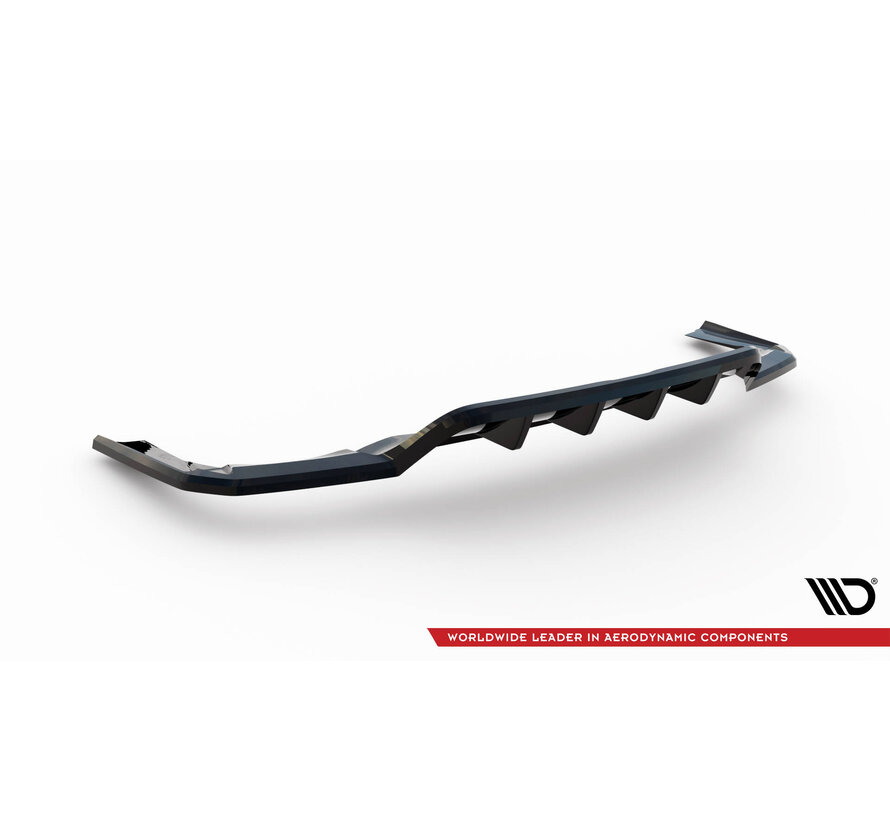 Maxton Design Central Rear Splitter (with vertical bars) Maserati Levante Trofeo Mk1