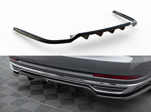 Maxton Design Maxton Design Central Rear Splitter (with vertical bars) Audi A8 D5